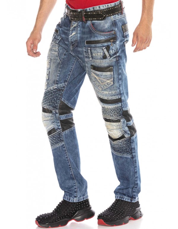Брендовые мужские джинсы Cipo & Baxx CD637 BLUE с наличием в Москве