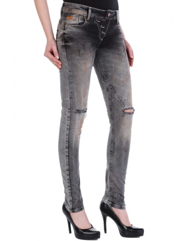 Брендовые женские джинсы Cipo & Baxx WD205 TAPE с наличием в Москве