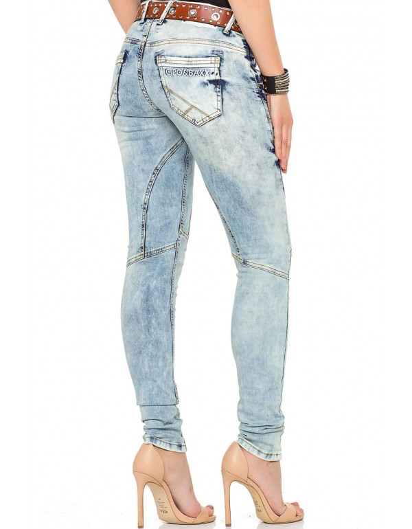 Брендовые женские джинсы Cipo & Baxx WD216 BLUE с наличием в Москве